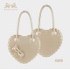 Sheep Puff Heart Shaped Patent PU Bag(Limited Reservation/7 Colours/Full Payment Without Shipping)
